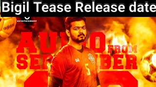 BIGIL TEASER RELEASE DATE OFFICIAL MOVIESSTAR [upl. by Ssidnak]