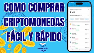 Mercado Pago  Como comprar Criptomonedas Fácil y rápido [upl. by Hootman]