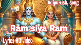 Ram siya ram lyricsnowviralvideo adipurush songsonuvatsvedpathi4776 [upl. by Leinad280]