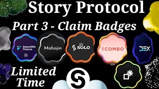 Story Protocol Badge Claim  Impossible Finance  Combo  Moahojin [upl. by Mattheus]