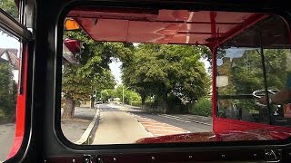 Routemaster Bus Front Seat Ride  AEC Engine [upl. by Yereffej]