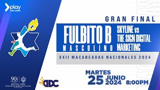 GRAN FINAL Fulbito Masculino B  Skyline vs The Sign Digital Marketing  25 Junio 2024 [upl. by Norty]