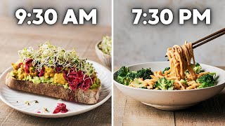 24 hours of healthy vegan meals easy amp high protein [upl. by Sundberg240]