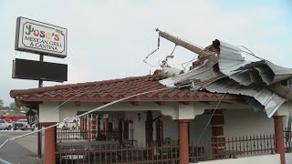 Tornado recovery continues in Hot Springs local restaurant damaged [upl. by Adnilema]