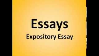 Expository Essay [upl. by Arocat616]