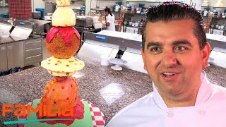 Un icónico pastel de 4 masas internacionales  Cake Boss  Discovery Familia [upl. by Notgnihsaw18]