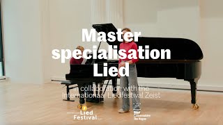 Masterspecialisatie Lied ism Koninklijk Conservatorium Den Haag [upl. by Wandy]