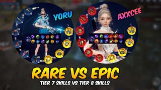 RARE VS EPIC  TIER 7 VS TIER 8 SKILLS  MIR4 [upl. by Onaireves]