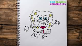 How to Draw SpongeBob SquarePants [upl. by Ise]