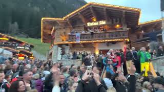 Ischgl Closing Trofana Alm party scene [upl. by Wit]