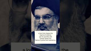 Hassan Nasrallah Hezbollah Commander Martyrdom [upl. by Lienet]