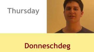 Days of the Week Luxembourgish Lesson [upl. by Arnie]