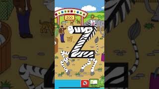 Letterland Alphabet Phonics  Letter Z  Zig Zag Zebra  Education Kids Learning ABC [upl. by Ehpotsirhc845]