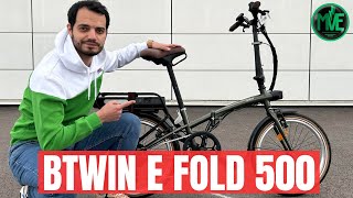 Btwin E Fold 500  Test du vélo électrique pliant Decathlon avec un excellent rapport qualitéprix [upl. by Ofori]