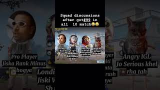 Squad discuss after get killed 😂bgmishorts pubgmobile comedyvideos bgmi funnyshorts pubg [upl. by Sherrod]