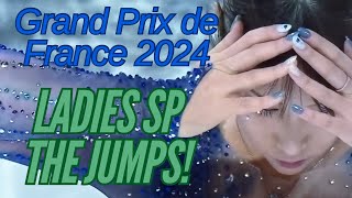 Grand Prix de France 🇫🇷 Womens SP the Jumps grandprixdefrance isufigureskating [upl. by Rombert417]