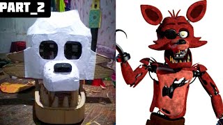 Part 2 Building Foxy Cosplay FNAF [upl. by Oniskey]