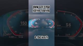 BMW G31 LCI 520d xDrive Touring  0100 kmh acceleration  eBoost bmw acceleration [upl. by Edwards35]