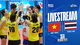 🛑 TRỰC TIẾP  VIỆT NAM vs THÁI LAN  Tuần 1  Giải bóng chuyền nữ SEA VLeague 2024 [upl. by Artema209]