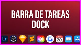 ANCLAR PROGRAMAS a BARRA DE TAREAS en MAC 🔥  PERSONALIZAR DOCK en MAC [upl. by Okoy]