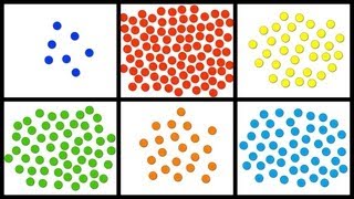 Baby Math Counting 1100 with Colorful Dots [upl. by Garth978]