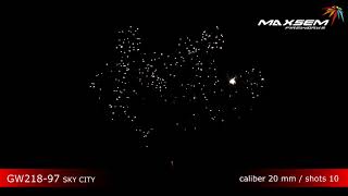 Maxsem Fireworks GW21897 SKY CITY [upl. by Biggs146]