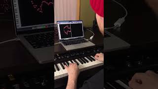 Drawing the Batman Logo With a Piano Live MIDI Art [upl. by Yroger]