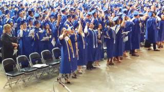 2016 Graduating Class Singing Copperas Cove High School Alma Mater [upl. by Kei451]