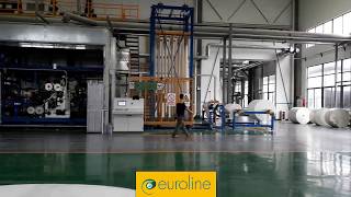 EUROLINE  Bituminous waterproofing membrane production Line [upl. by Soloma359]