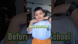 Before after school masyaallahtabarakallah lucu anak sholeh [upl. by Acile]