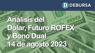 Análisis del Dólar Futuro ROFEX y Bono Dual al 14 de agosto 2023 [upl. by Refanej]