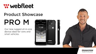 Webfleet product showcase  PRO M handheld driver terminal [upl. by Knuth]