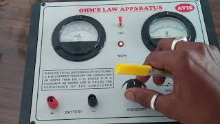 Verification of ohms law experiment [upl. by Deenya]