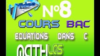 cours équations dans C 4eme année bac [upl. by Frankhouse297]