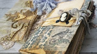 Grungy Vintage Junk Journal TN [upl. by Allianora481]