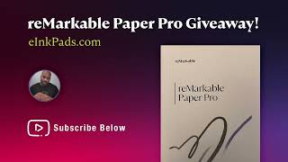 reMarkable Paper Pro Giveaway [upl. by Aizti]