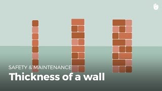 Thickness of Walls  Masonry [upl. by Toma]