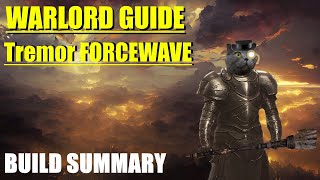 Grim Dawn Warlord Forcewave build summary Internal traumaphysical damage [upl. by Eisserc]