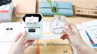 Phomemo M110 Label Maker丨How to DIY Round Product Labels Easily at Home丨Phomemo Easy DIY Class [upl. by Tsew411]