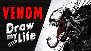 VENOM ✏️ DRAW MY LIFE  LA STORIA E LE ORIGINI [upl. by Sekofski]