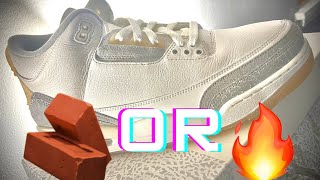 Did the Air Jordan 3 Craft “IVORY” Brick [upl. by Delia]