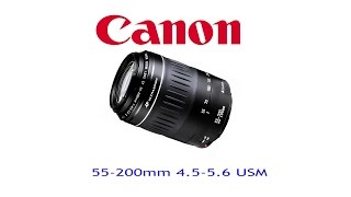 Review Canon 55200mm 4556 USM [upl. by Siddon]