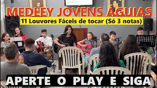 Medley Jovens Águias Companheirismo de Fitas São Leopoldo em conexão c Tabernáculo Branham louvando [upl. by Akenihs]