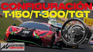 Configuración volantes THRUSTMASTER Assetto Corsa Competizione [upl. by Cleasta675]