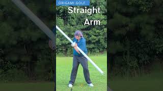 The Key to Keeping Your Arm Straight in Golf ep136d03 [upl. by Lucic]