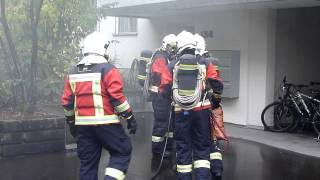 Hauptübung Feuerwehr Ittigen 2012 Teil 78 [upl. by Airdni]