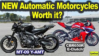 NEW Automatic Motorcycles BETTER MT09 YAMT CBR650R EClutch [upl. by Roselle]