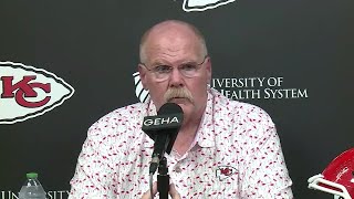 Chiefs head coach Andy Reid talks Xavier Worthys skillset [upl. by Ailugram]