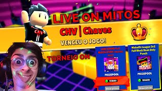 💫HOJE tem TORNEIO 4v4 LukeZinho  e 2v2 Nickoffz💫Jogando com inscritos💫 STUMBLE GUYS💫Chaves Games💫 [upl. by Aerdnahs598]