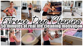 NEW EXTREME DEEP CLEAN 50 MINUTES OF REAL LIFE CLEANING MOTIVATION TIFFANI BEASTON HOMEMAKING 2024 [upl. by Winne373]